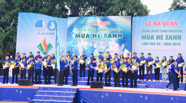 ยุทธนาการเยาวชนอาสาปี 2015 ในนครโฮจิมินห์